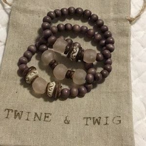 Twine and Twig bracelets